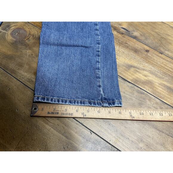 Levis 505 Jeans Men's Size 36x32 Straight Leg Regular Fit Stretch Blue Denim NWT - Picture 14 of 15